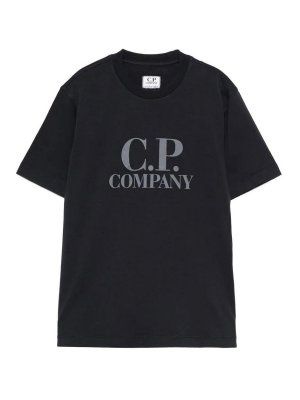 C.P. COMPANY: t-shirts - Cotton Jersey Goggle-Print T-Shirt
