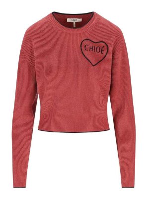 CHLOE': Suéteres con cuello pico - Suéter Cuello Redondo