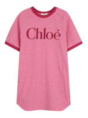 CHLOE': t-shirt - Vestito  T-shirt con stampa logo