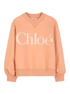CHLOE': Felpe e maglie - Felpa girocollo con stampa logo