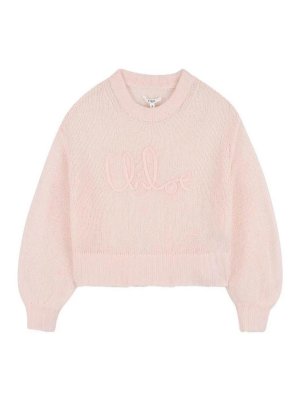 CHLOE': Pull col rond - Pull Col Rond - Rose
