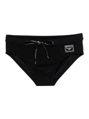 DOLCE & GABBANA: 水着 - スイムショーツ/スイムトランクス - 黒