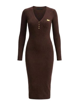 ELISABETTA FRANCHI: abiti al ginocchio - Vestito  Di Maglia