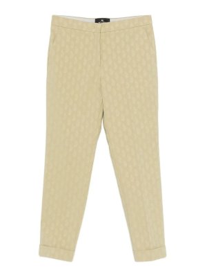 ETRO: カジュアルトラウザー - カジュアルパンツ - ヌードカラー