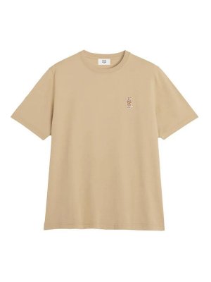 MAISON KITSUNÉ: Tシャツ - Tシャツ - ベージュ