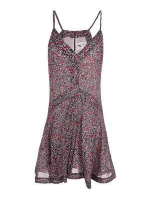 Isabel Marant Etoile: ショートドレス - ショートドレス - ダークレッド