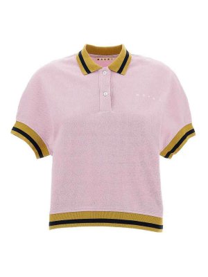 Marni: Polos - Polo - Color Carne Y Neutral