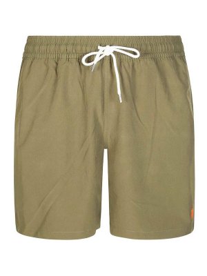 POLO RALPH LAUREN: 水着 - スイムショーツ/スイムトランクス - ダークグリーン