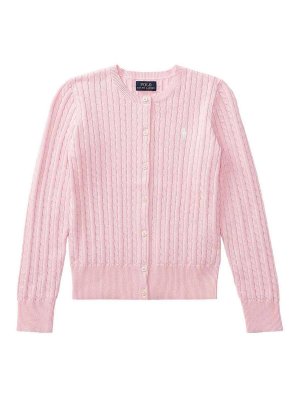 RALPH LAUREN: カーディガン - カーディガン - ヌードカラー