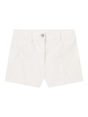 Stella McCartney Kids: Trousers Shorts - Star Graphic Gabardine Shorts