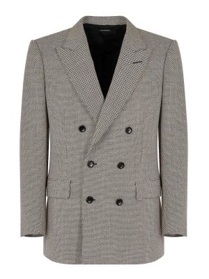 TOM FORD: casual jackets - Opposite Birdseye Db Jacket