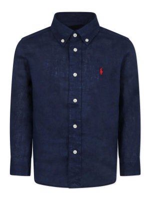 RALPH LAUREN: シャツ - シャツ - ブルー