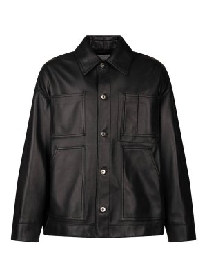 BOTTEGA VENETA: leather jacket - Leather Jacket