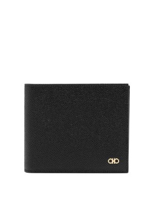 FERRAGAMO: wallets & purses - Gancini-Plaque Grained Leather Wallet
