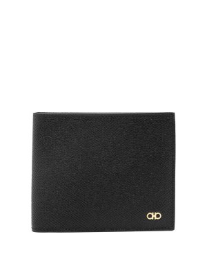 FERRAGAMO: wallets & purses - Gancini-Plaque Bi-Fold Wallet