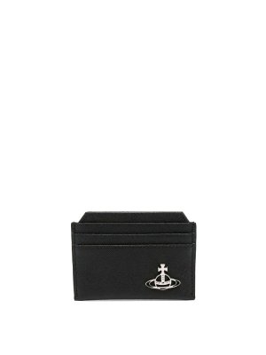 VIVIENNE WESTWOOD: wallets & purses - Orb-Plaque Slim Cardholder