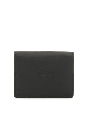 Y-3: portafogli - Portacarte con portamonete