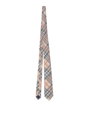 Burberry London: ties & bow ties - Check Silk Tie