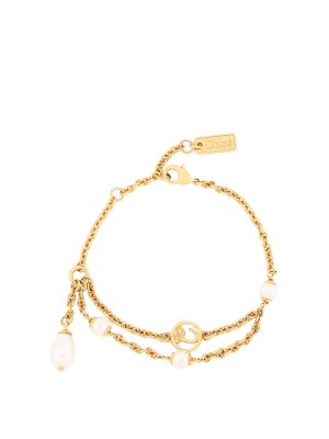 CHLOE': Bracciali e Braccialetti - Braccialetto in ottone e perle di vetro