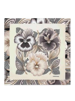 FERRAGAMO: スカーフ - スカーフ - 白