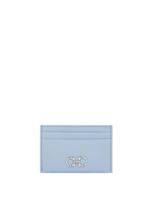 FERRAGAMO: wallets & purses - Gancini Leather Card Holder