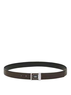 FERRAGAMO: Gürtel - Gürtel - Dunkelbraun