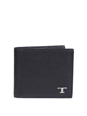 TOD'S: wallets & purses - Bi-Fold Leather Wallet