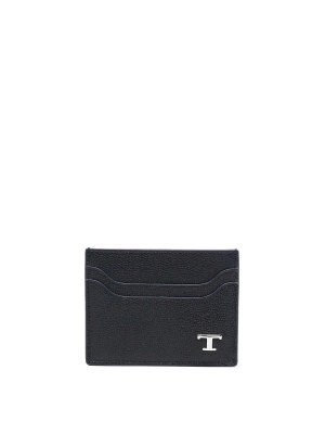 TOD'S: wallets & purses - Grained Leather Cardholder