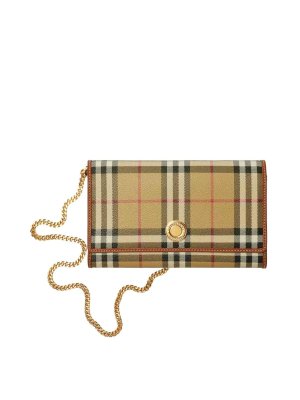 Burberry London: pochette - Portafoglio con tracolla a catena