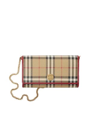 Burberry London: pochette - Portafoglio con tracolla a catena