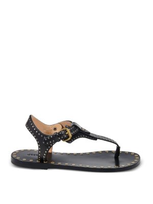 ISABEL MARANT: Sandalen - Sandalen - Schwarz