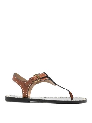 ISABEL MARANT: Sandalen - Sandalen - Braun
