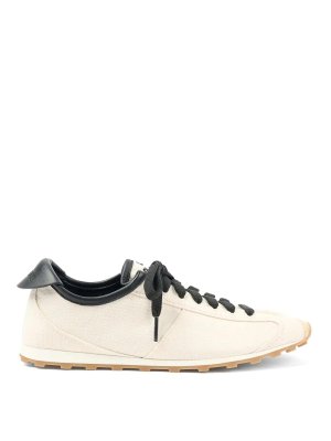 JACQUEMUS: sneakers - Les Tennis In Tela E Pelle