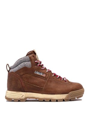 AUTRY: boots - Malga Pedula Hiking Boots In Natural Leather