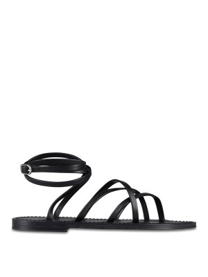 K JACQUES: Sandalen - Sandalen - Schwarz