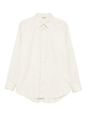 AURALEE: shirts - Cotton And Silk Shirt