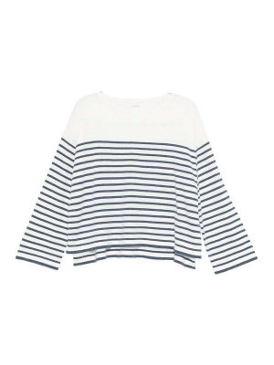 C.T. PLAGE: Strickpullover mit Rundhalsausschnitt - Rundhalspullover - Weiß