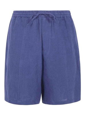 EMPORIO ARMANI: トラウザーショーツ - ショートパンツ - ブルー