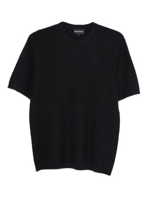 EMPORIO ARMANI: t-shirts - Knitted T-Shirt