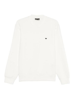EMPORIO ARMANI: Sudaderas y suéteres - Sudadera - Blanco