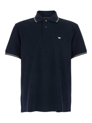 EMPORIO ARMANI: Polos - Polo - Azul
