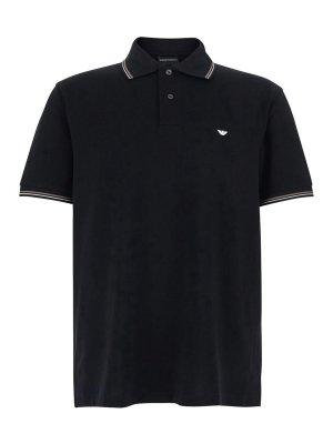 EMPORIO ARMANI: Polos - Polo - Negro