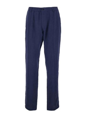 EMPORIO ARMANI: casual trousers - Linen Trousers