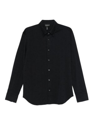 EMPORIO ARMANI: shirts - Logo Cotton Shirt