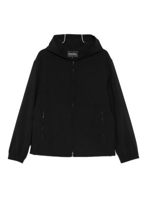 EMPORIO ARMANI: Kurze Daunenjacken - Daunenjacke - Schwarz