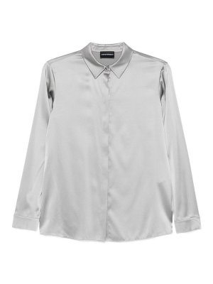 EMPORIO ARMANI: シャツ - シャツ - グレー