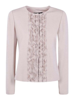 EMPORIO ARMANI: casual jackets - Ruffled Jacket