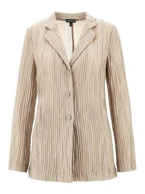 EMPORIO ARMANI: Blazer - Blazer - Beige