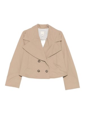 EMPORIO ARMANI: Blazer - Blazer - Beige