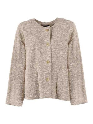 EMPORIO ARMANI: Blazer - Blazer - Beige